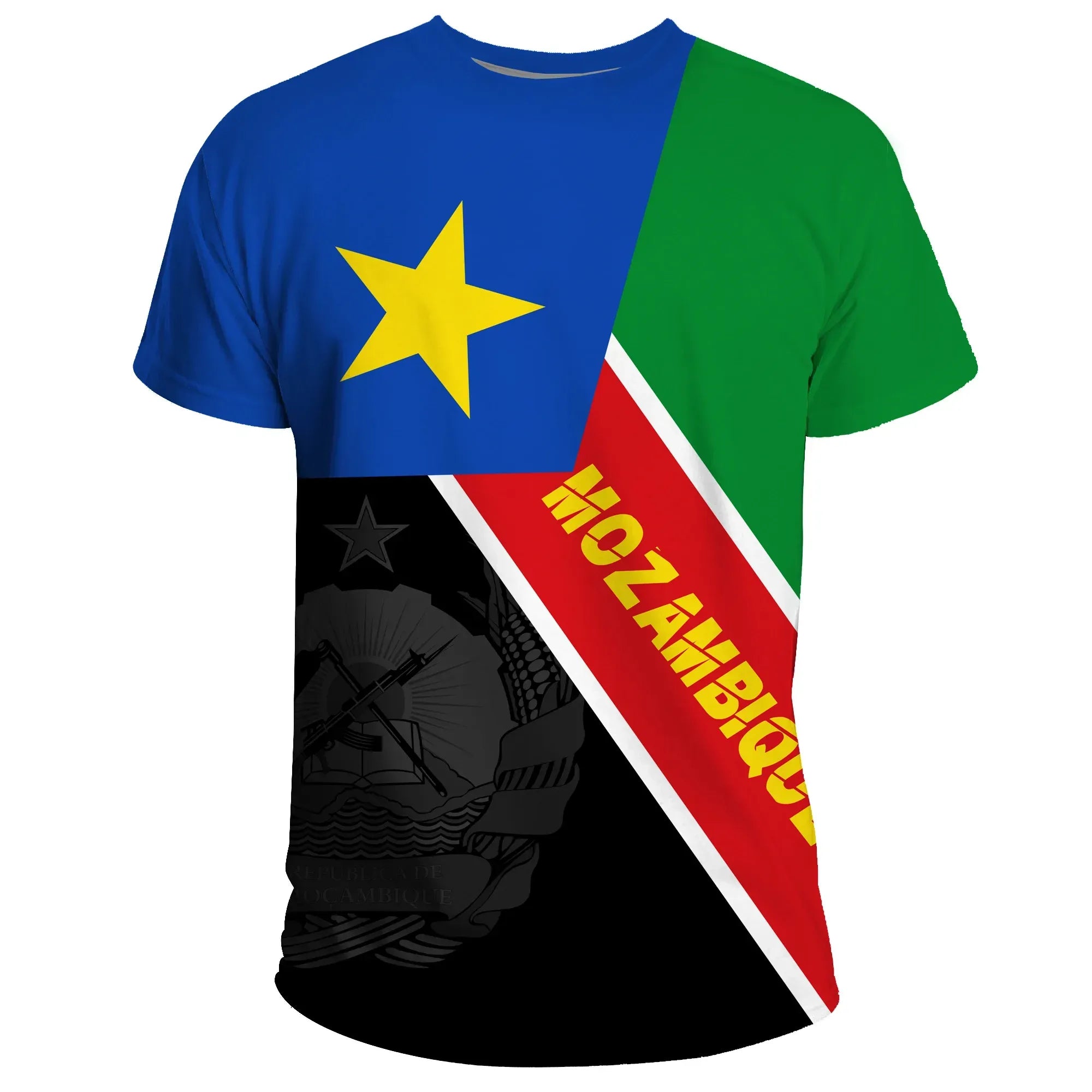 Mozambique T Shirt Flag Mozambique Independence Day RLT7 - Wonder Print Shop