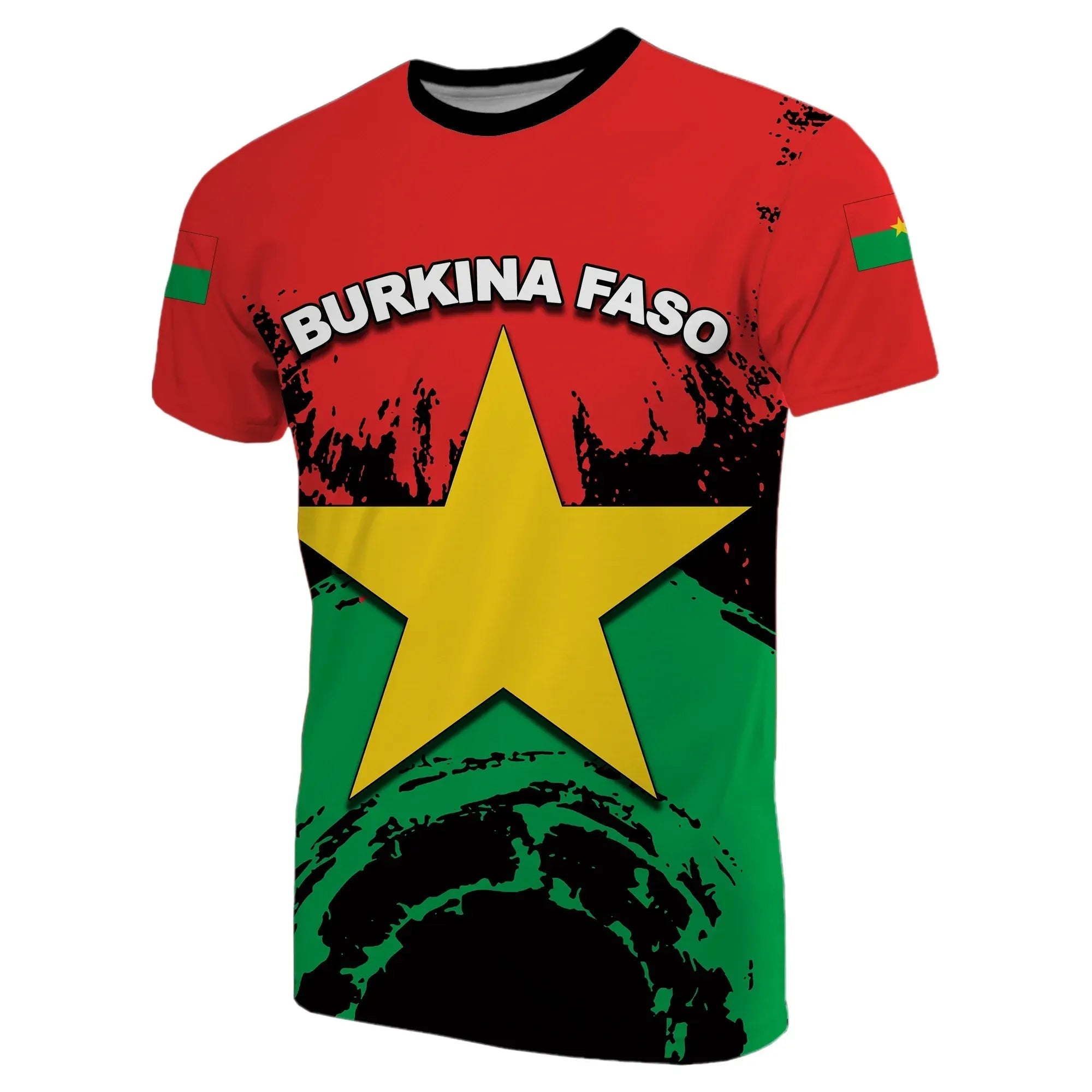 Burkina Faso T Shirt Special Flag RLT7 - Wonder Print Shop