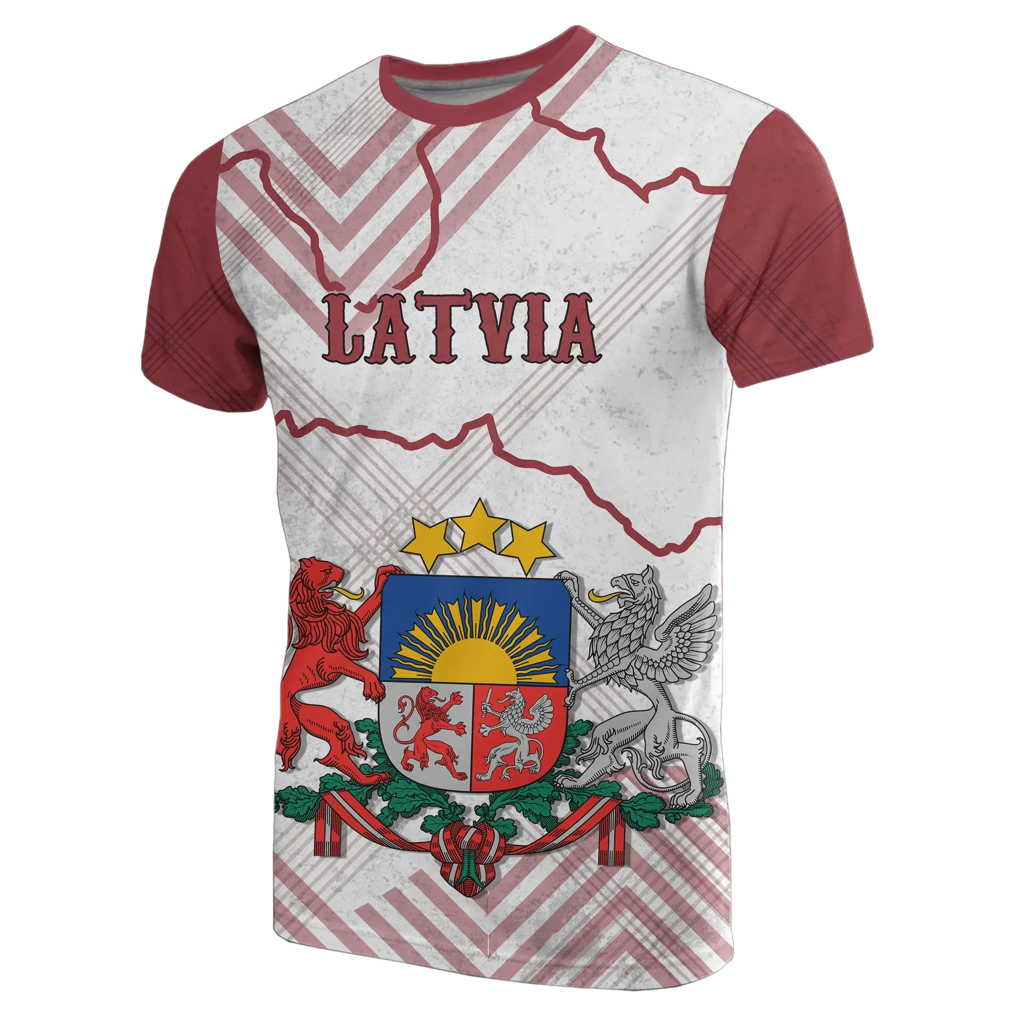 Latvia T Shirt RLT6 - Wonder Print Shop