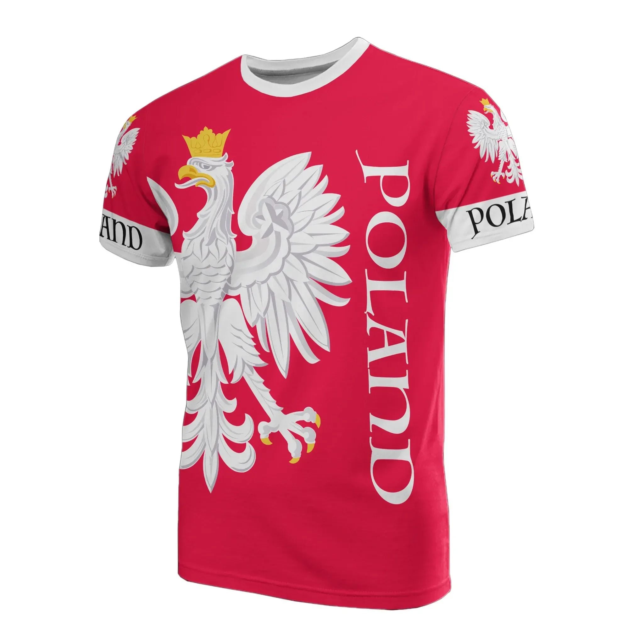 Poland Flag T Shirt RLT7 - Wonder Print Shop