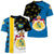 Sweden Coat Of Arms T Shirt Flag Style RLT7 - Wonder Print Shop