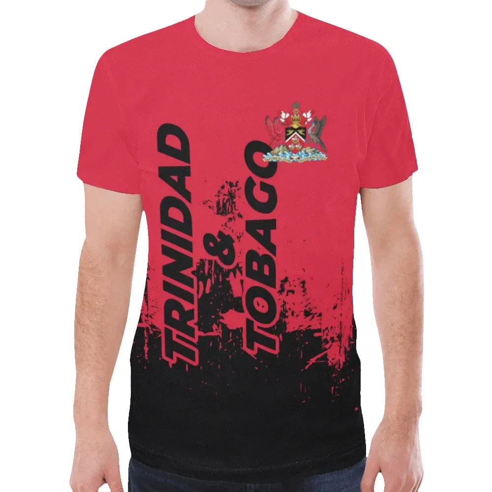 Trinidad and Tobago T Shirt Smudge Style RLT6 - Wonder Print Shop