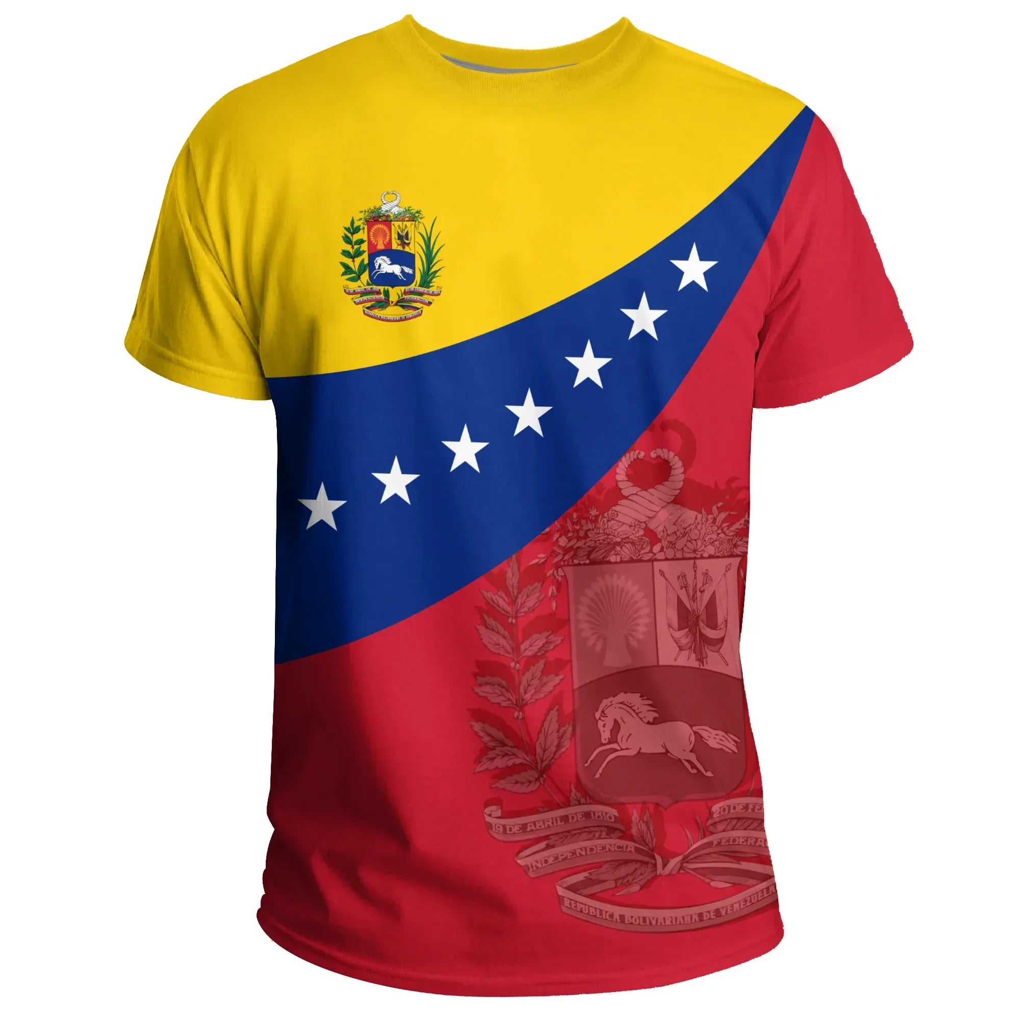 Venezuela T Shirt Flag Independence Day RLT7 - Wonder Print Shop