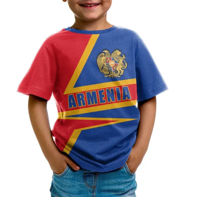 Armenia Kid T - Shirt - Armenia Pride RLT8 - Wonder Print Shop