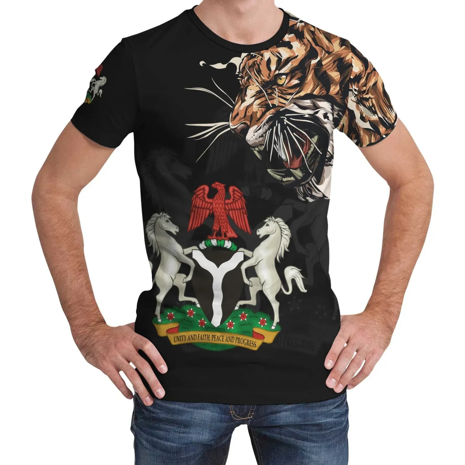 Nigeria T Shirt Tiger Special Version RLT8 - Wonder Print Shop