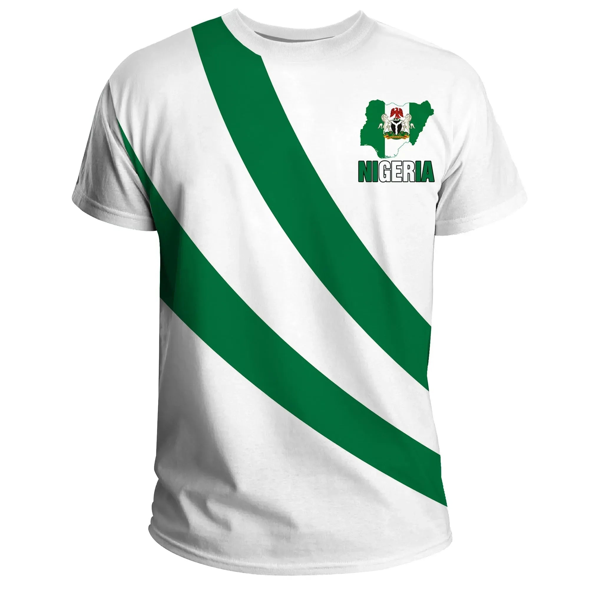 Nigeria Special Flag T Shirt RLT8 - Wonder Print Shop