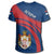 Serbia Coat Of Arms T Shirt Cricket Style RLT7 - Wonder Print Shop