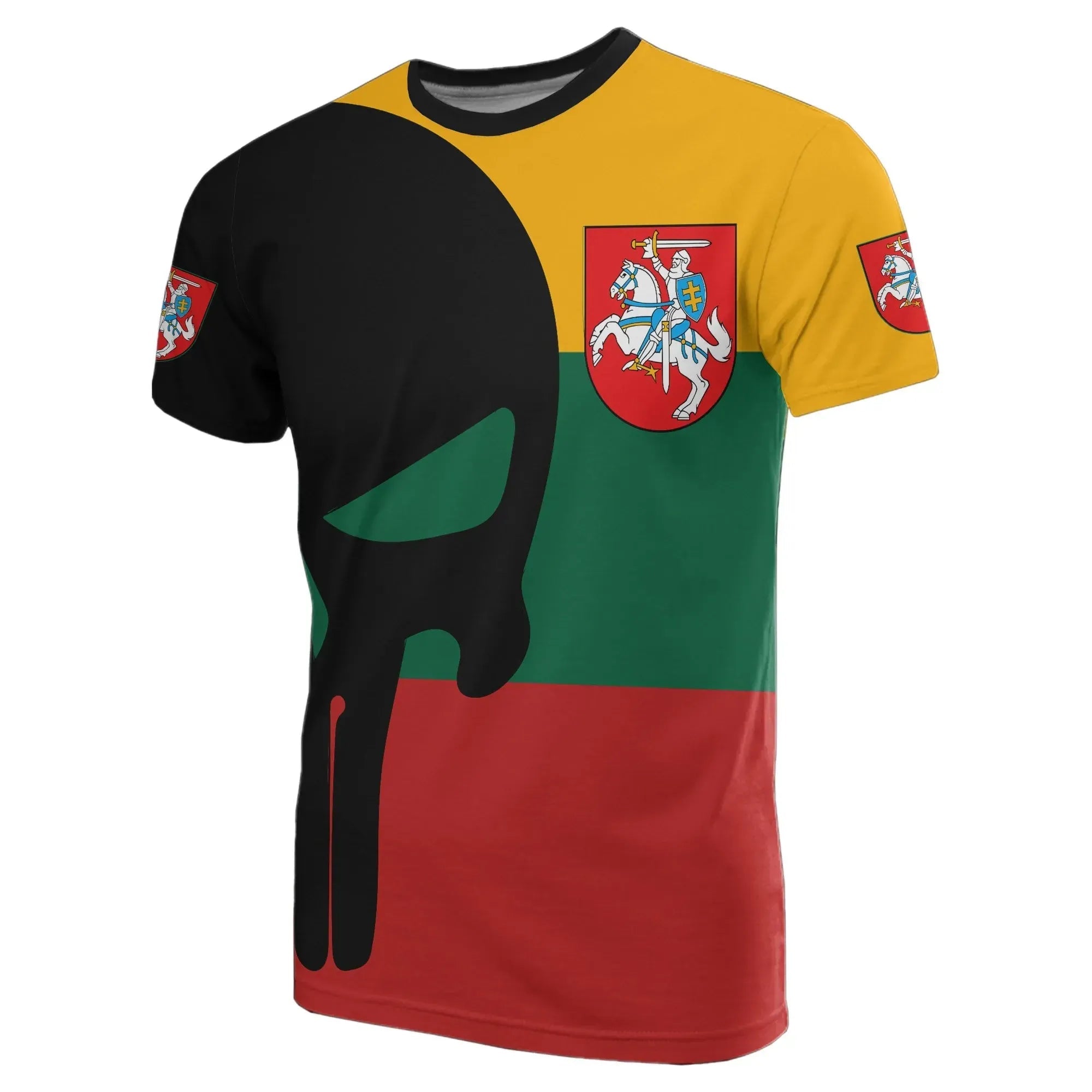 lithuania-t-shirt-skullcap-style