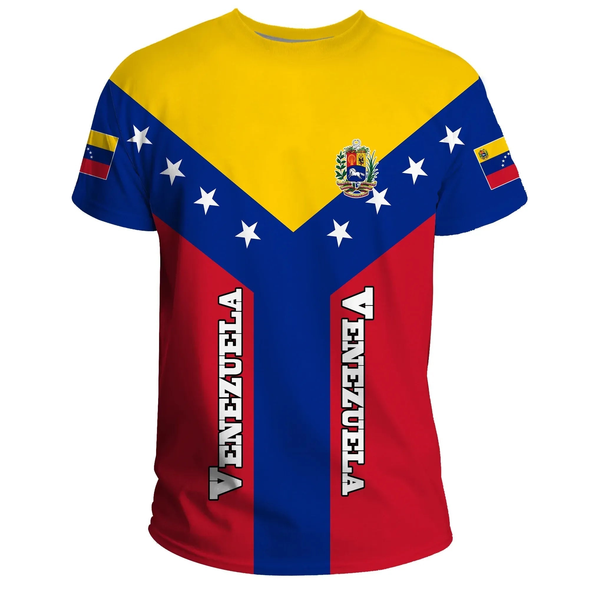 Venezuela T Shirt Rising Flag RLT7 - Wonder Print Shop