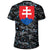 Slovakia T Shirt Space Camo RLT13 - Wonder Print Shop