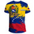 Venezuela T Shirt Venezuela Flag Brush RLT7 - Wonder Print Shop