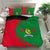 Maldives Flag Coat Of Arms Bedding Set Circle RLT12 - Wonder Print Shop