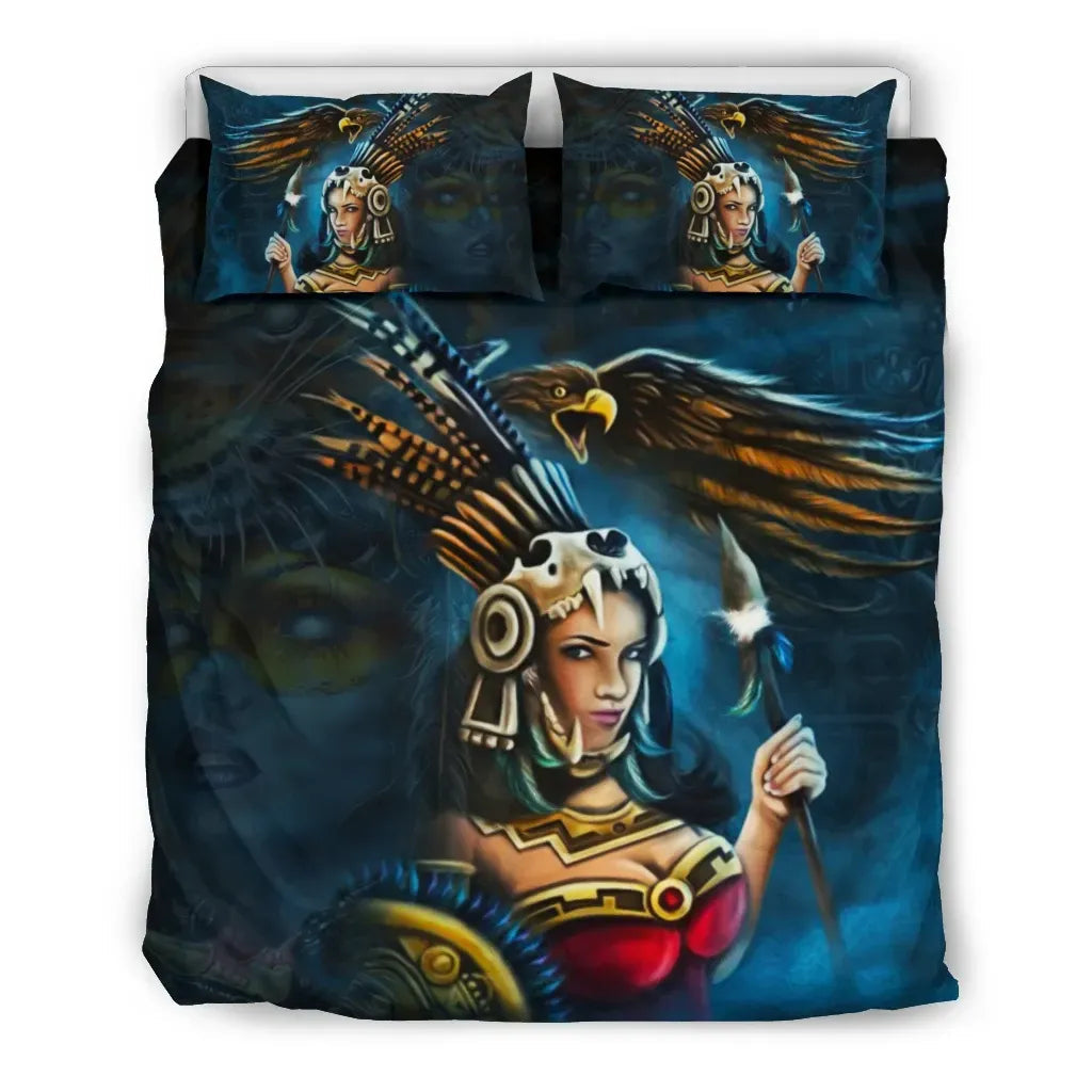 mexico-bedding-set-woman-aztec-beauty