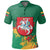 Lithuania Polo Shirt Coat Of Arms Spaint Style RLT6 - Wonder Print Shop