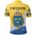 Sweden Hockey Polo Shirt Hockey Three Crowns RLT7 - Wonder Print Shop