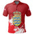 Denmark Polo Shirt Coat Of Arms Spaint Style RLT13 - Wonder Print Shop