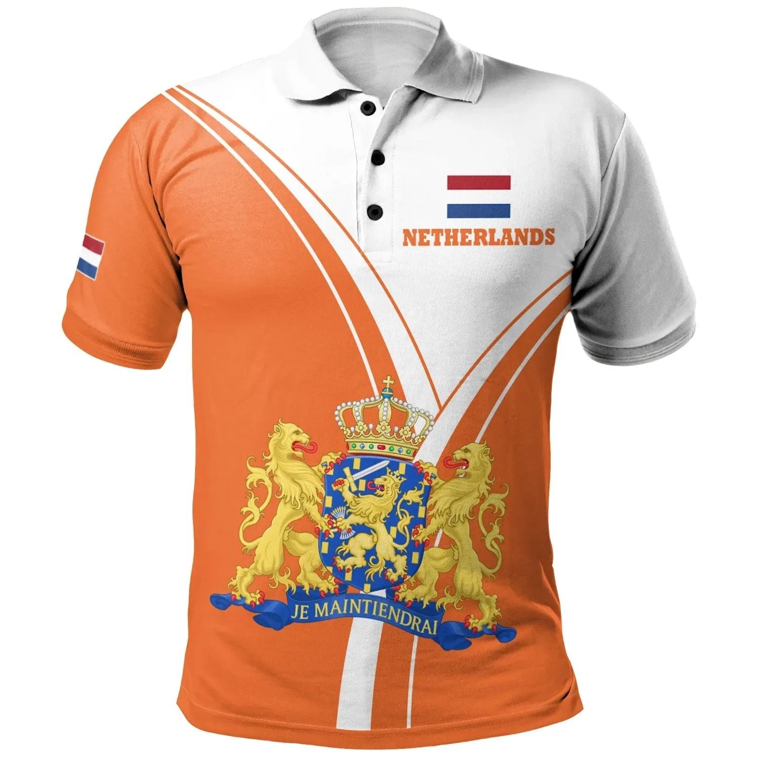 Netherland Polo Shirt Netherland Pride RLT7 - Wonder Print Shop