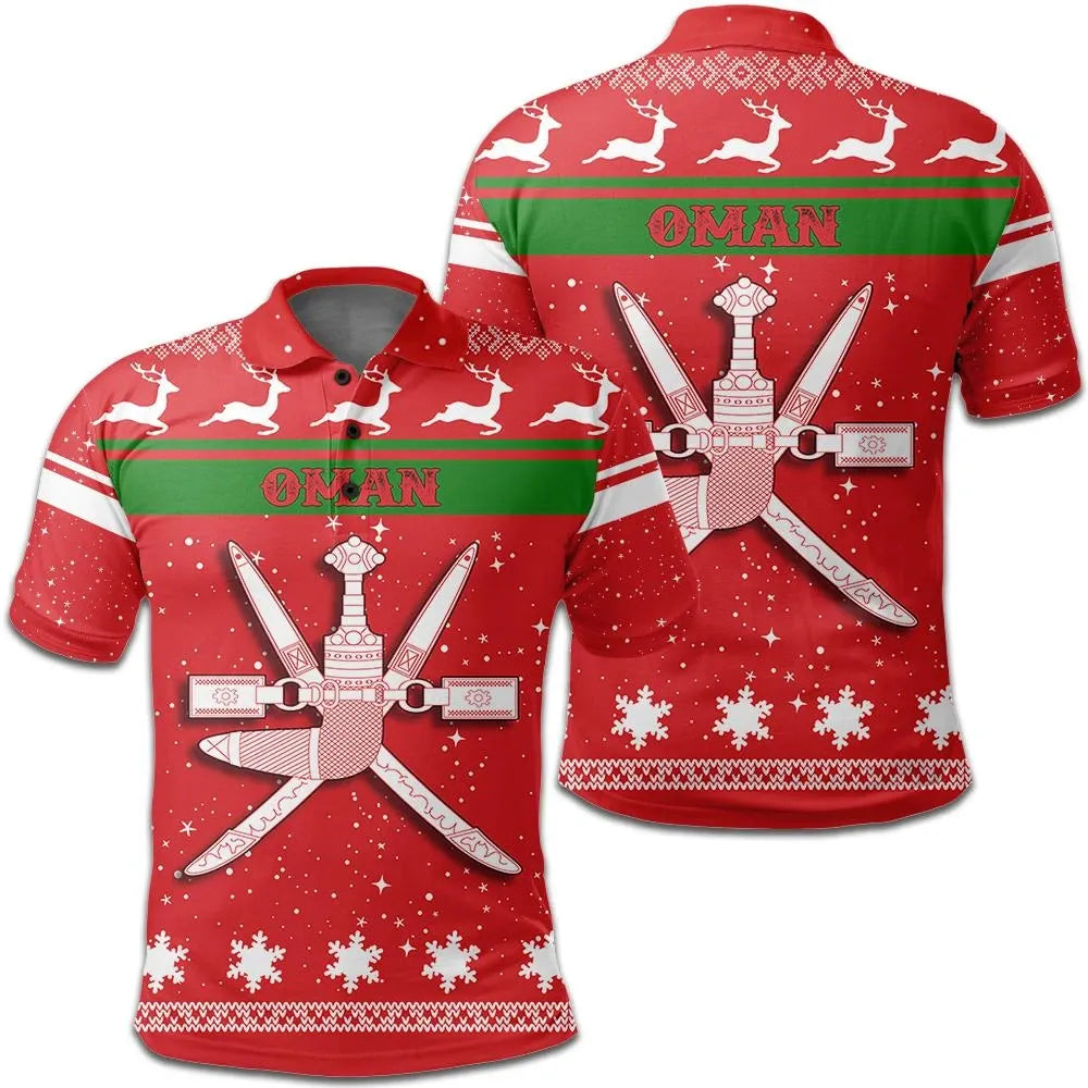 christmas-oman-coat-of-arms-polo-shirt