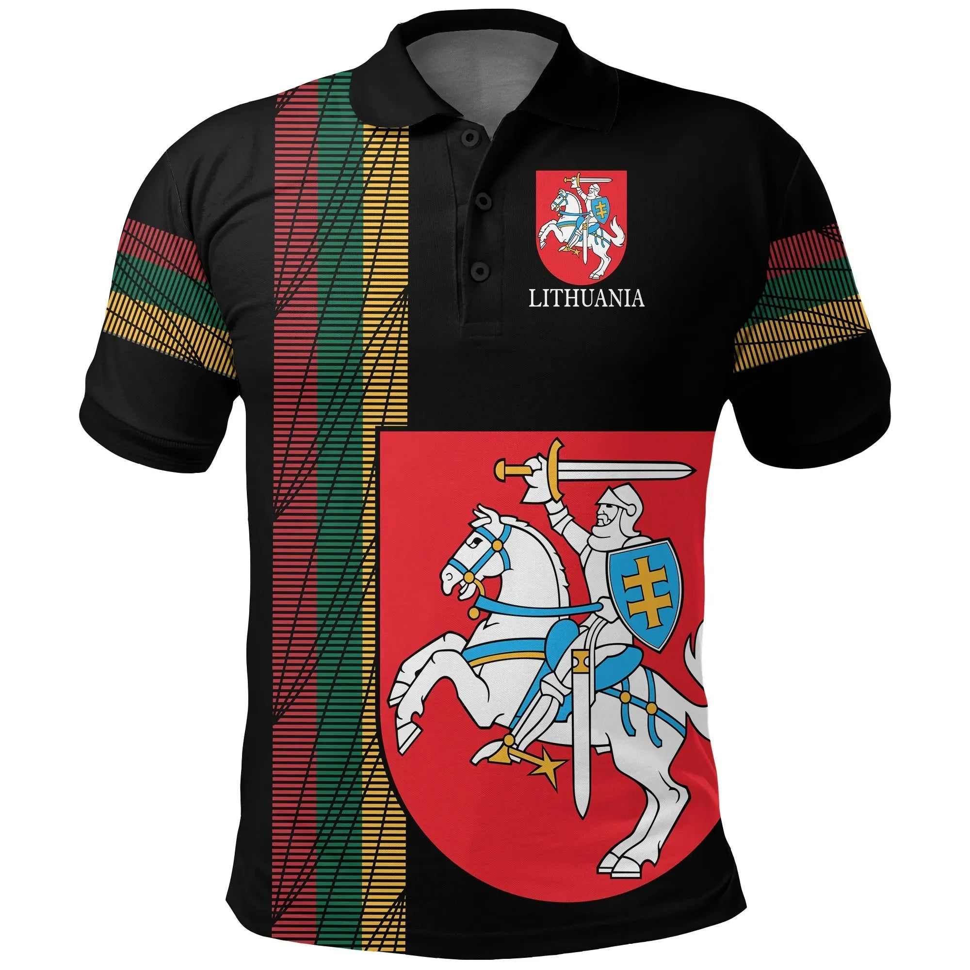 Lithuania United Polo Shirt RLT6 - Wonder Print Shop