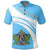 Saint Lucia Polo Shirt Coat Of Arms Cricket Style RLT6 - Wonder Print Shop