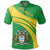 Guyana Polo Shirt Coat Of Arms Cricket Style RLT8 - Wonder Print Shop