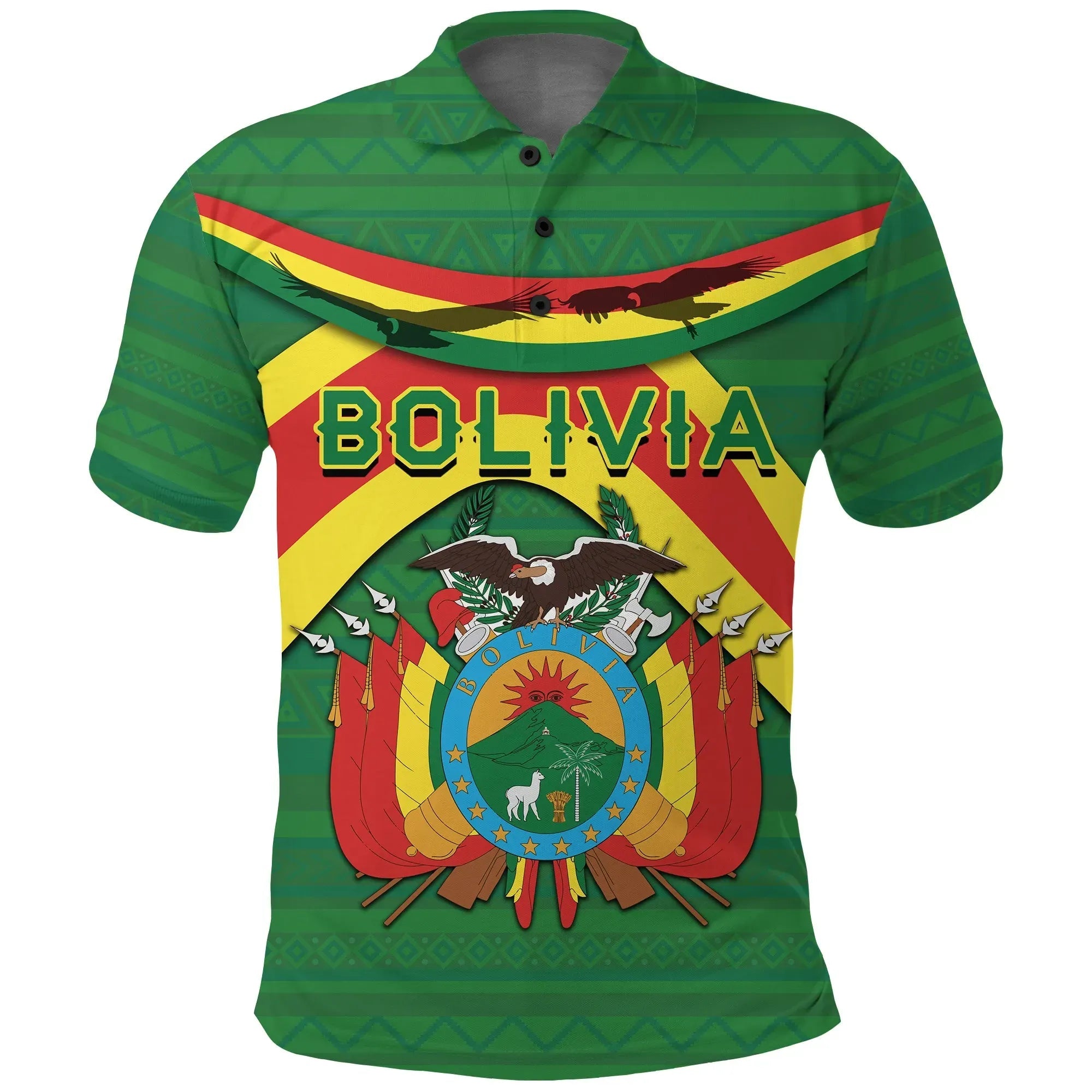 Bolivia Polo Shirt Vibes Version RLT6 - Wonder Print Shop