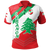 Lebanon Personalised Polo - Shirt - Lebanon Flag Polygon Style24 RLT6 - Wonder Print Shop