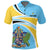 Saint Lucia Polo Shirt N Flag RLT6 - Wonder Print Shop