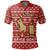 Gavle Goat Sweden Polo Shirt Swedish Yule Goat Red RLT7 - Wonder Print Shop