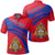 Cambodia Polo Shirt Coat Of Arms Cricket Style RLT7 - Wonder Print Shop