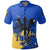 Barbados Polo Shirt Coat Of Arms Spaint Style J8W RLT13 - Wonder Print Shop