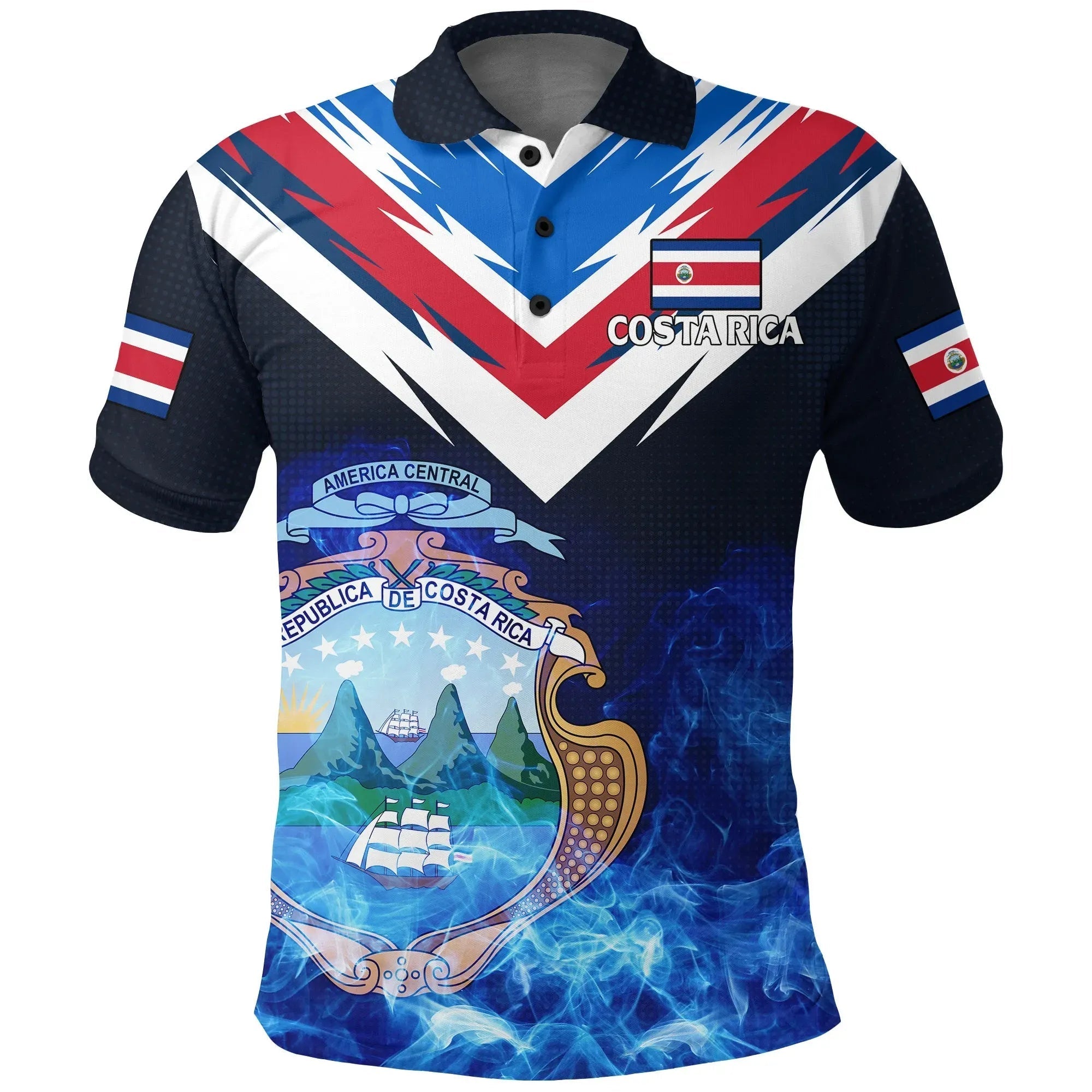 Costa Rica Polo Shirt New Release RLT13 - Wonder Print Shop