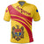 Moldova Polo Shirt Coat Of Arms Cricket StyleW RLT13 - Wonder Print Shop