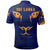 Sri Lanka King Of Lion Polo Shirt Blue RLT7 - Wonder Print Shop