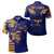 Sri Lanka King Of Lion Polo Shirt Blue RLT7 - Wonder Print Shop