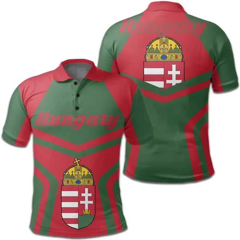 Hungary Polo Shirt Coat Of Arms My Style RLT8 - Wonder Print Shop