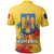 Romania Polo Shirt Coat Of Arms Spaint Style RLT13 - Wonder Print Shop