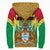 Guyana Sherpa Hoodie Jaguars Coat of Arms RLT8 - Wonder Print Shop