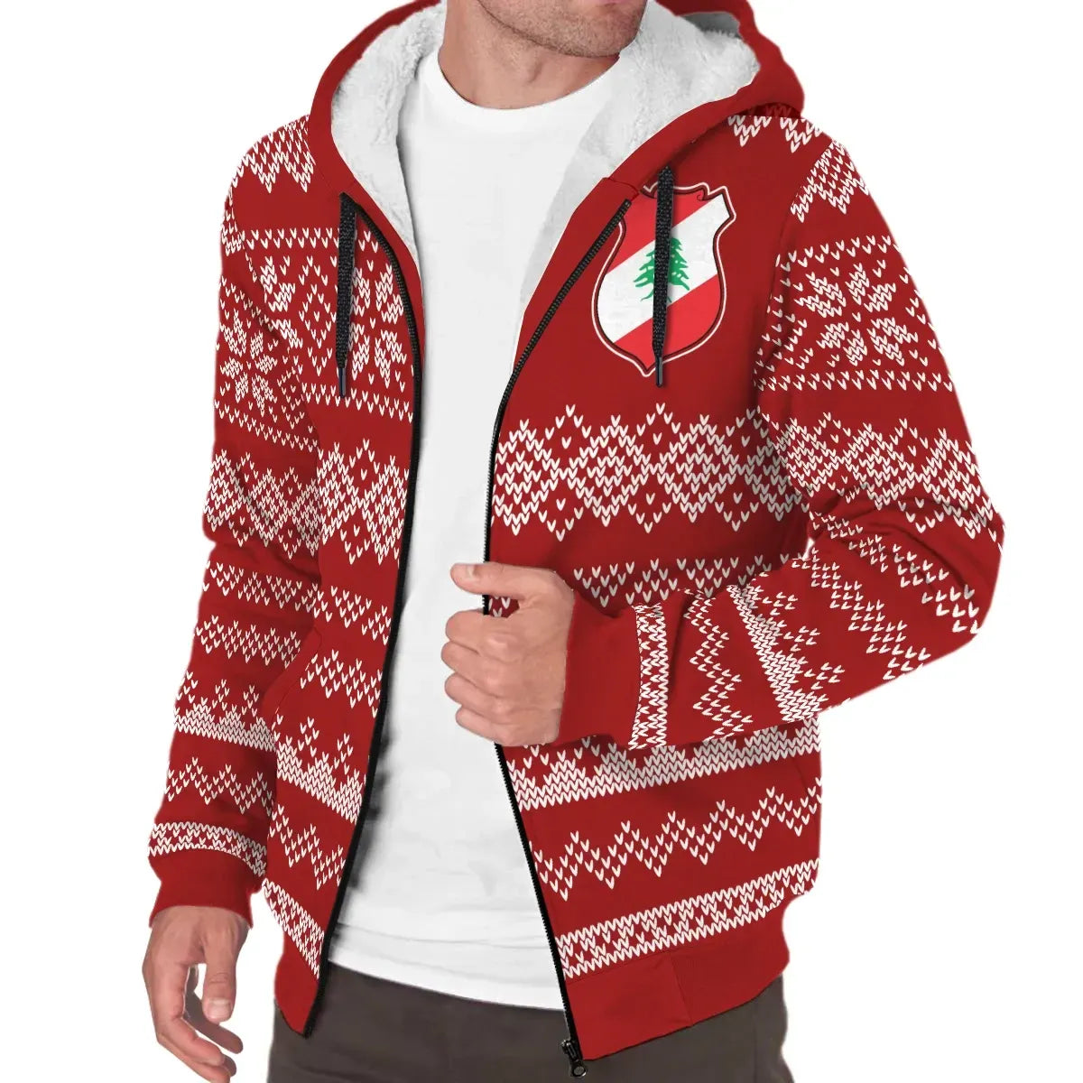 lebanon-christmas-sherpa-hoodie-womensmens