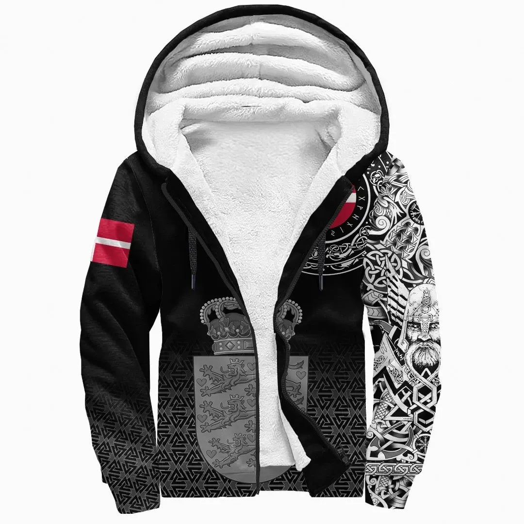 viking-sherpa-hoodie-denmark-coat-of-arms