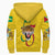 Happy Guyana National Day Sherpa Hoodie RLT8 - Wonder Print Shop