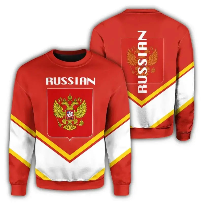 Russian Coat Of Arms Sweatshirt Lucian Style RLT12 - Wonder Print Shop