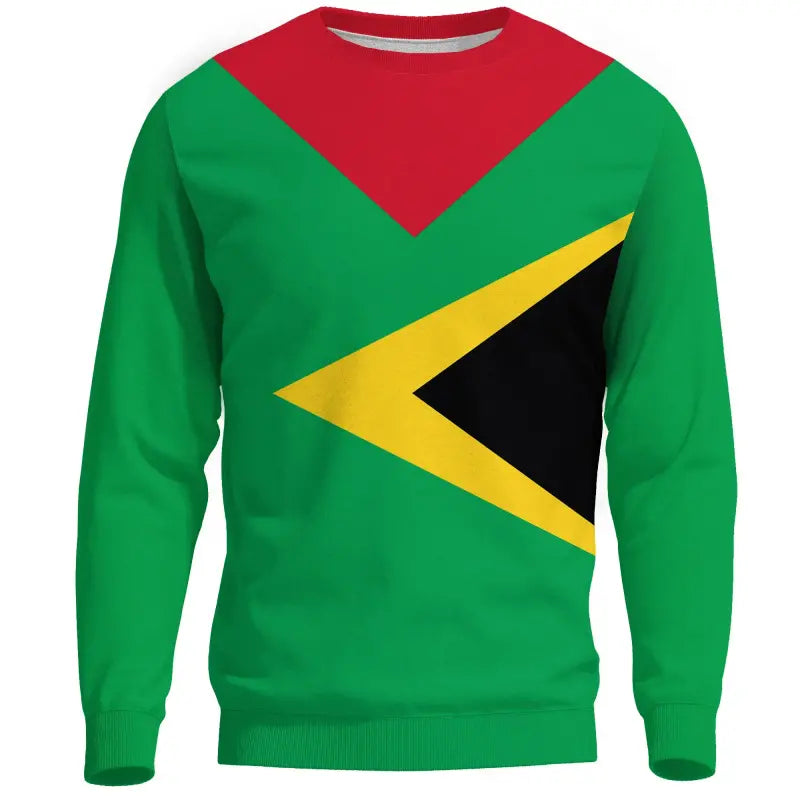 Guyana Sweatshirt Babarian (Green) RLT8 - Wonder Print Shop