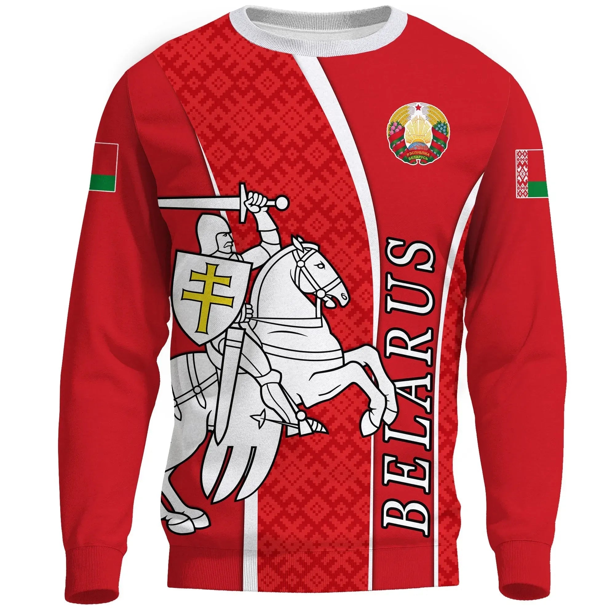 Belarus Sweatshirt - Long Live Belarus RLT6 - Wonder Print Shop