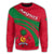 Maldives Coat Of Arms Sweatshirt Cricket Style RLT12 - Wonder Print Shop