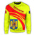 Romania Coat Of Arms Sweatshirt Cricket Style RLT13 - Wonder Print Shop