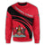 Trinidad and Tobago Coat Of Arms Sweatshirt Cricket Style RLT6 - Wonder Print Shop