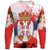 Serbia Sweatshirt Serbia National Flag and Emblem RLT7 - Wonder Print Shop