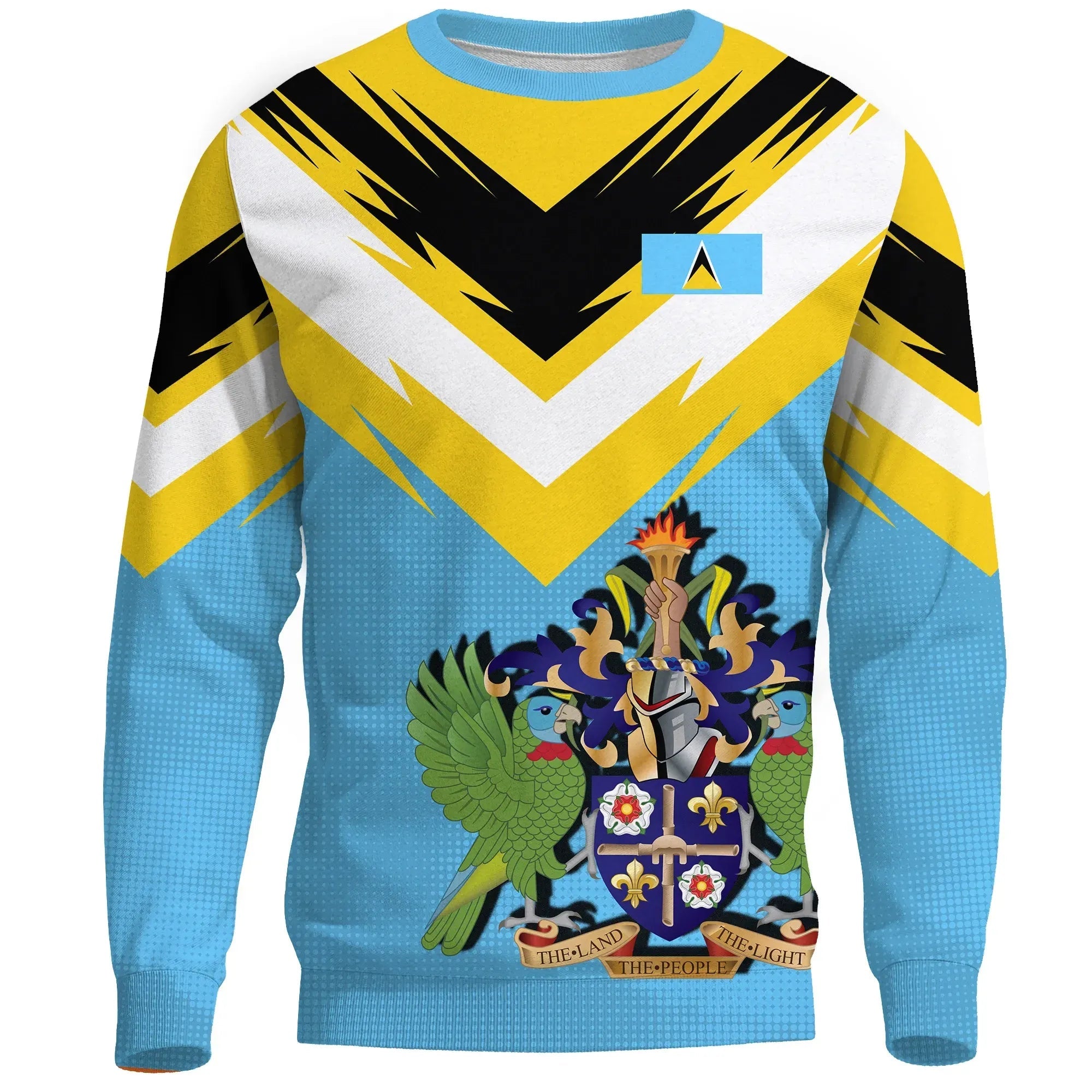 Saint Lucia Sweatshirt New Release RLT6 - Wonder Print Shop