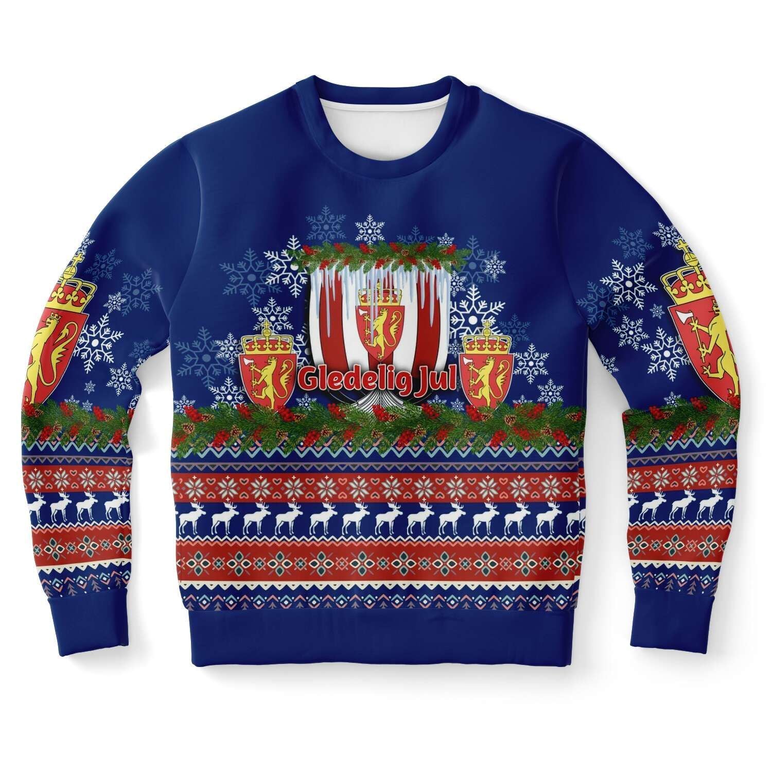 norway-viking-ship-christmas-sweatshirt